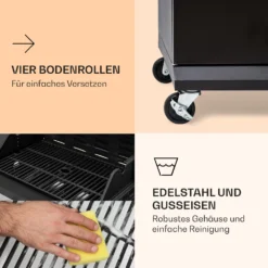 Valdosta 4.1 Gasgrill 4 X 2,8 KW + 2,5 KW Brenner Edelstahl Mobil 14 Valdosta 4.1 Gasgrill 4 X 2,8 KW + 2,5 KW Brenner Edelstahl Mobil -Haushaltsgerätegeschäft 10035415 de 0007 logo