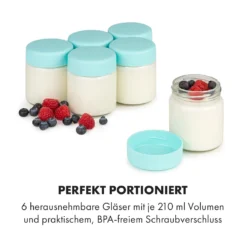 Gaia Greek Joghurt-Maker 1,26 L 6 Gläser Inkl. Sieb-Box 10 Gaia Greek Joghurt-Maker 1,26 L 6 Gläser Inkl. Sieb-Box -Haushaltsgerätegeschäft 10035435 de 0003 logo