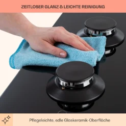 Illuminosa 5 Gaskochfeld 5-flammig Sabaf-Brenner Glaskeramik 15 Illuminosa 5 Gaskochfeld 5-flammig Sabaf-Brenner Glaskeramik -Haushaltsgerätegeschäft 10035465 de 0007 usp