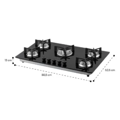 Trifecta 5 Gaskochfeld 5-flammig Triangle-Brenner Glaskeramik 17 Trifecta 5 Gaskochfeld 5-flammig Triangle-Brenner Glaskeramik -Haushaltsgerätegeschäft 10035470 yy 0011 dimensions