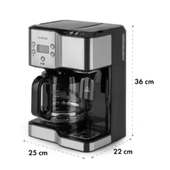 Caldetto Kaffeemaschine 1900W Heißwasserspender 15 Caldetto Kaffeemaschine 1900W Heißwasserspender -Haushaltsgerätegeschäft 10035476 yy 0008 logo Klarstein Caldetto Kaffeemaschine schwarz