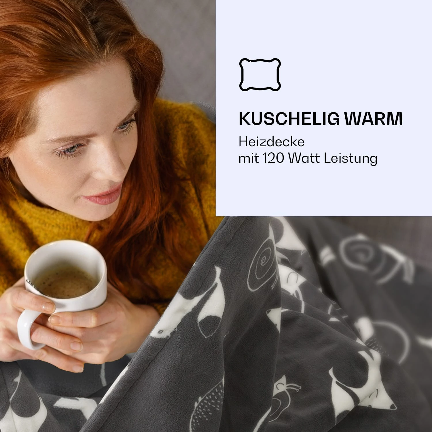 Dr. Watson XXL Heizdecke 3 Stufen Waschbar 200x180cm Coral Fleece 2 Dr. Watson XXL Heizdecke 3 Stufen Waschbar 200x180cm Coral Fleece – Bild 2