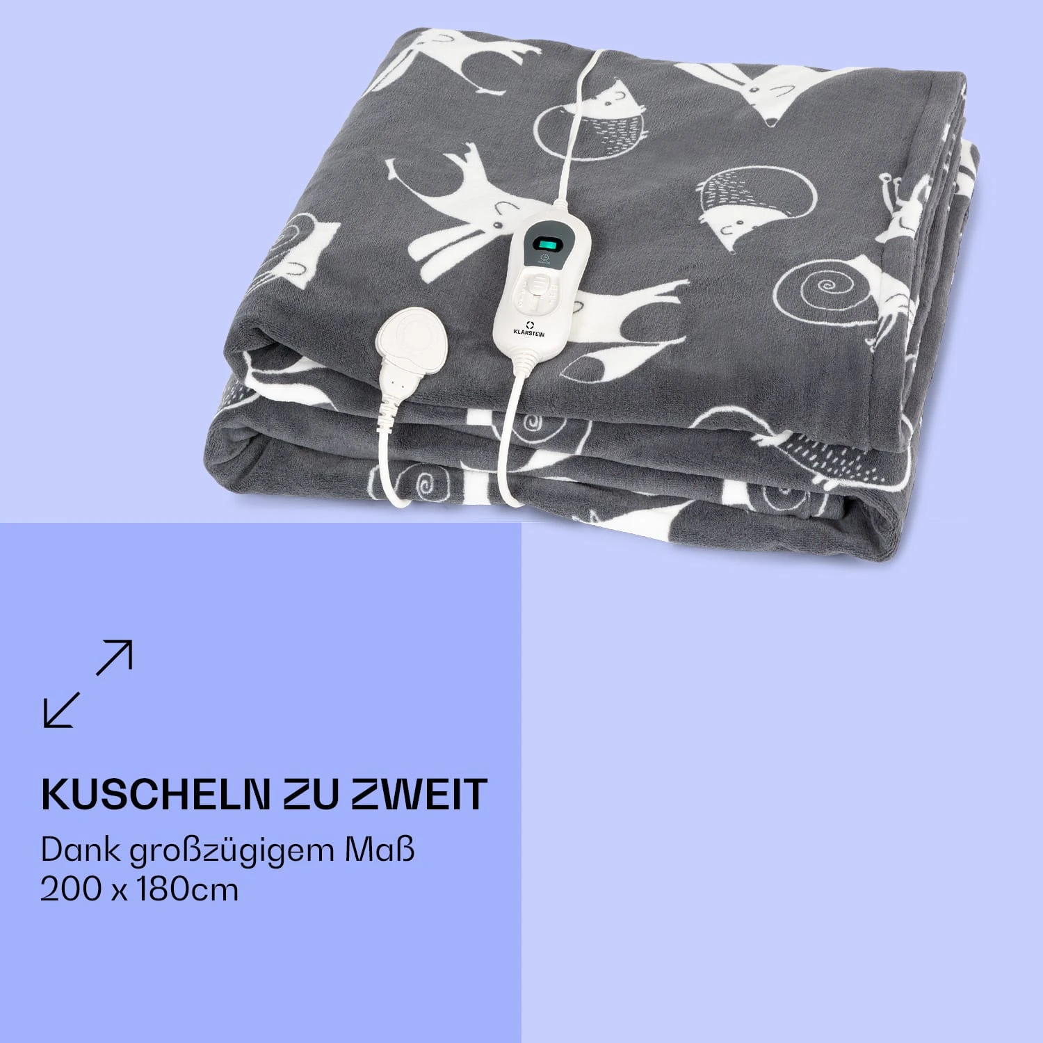 Dr. Watson XXL Heizdecke 3 Stufen Waschbar 200x180cm Coral Fleece 5 Dr. Watson XXL Heizdecke 3 Stufen Waschbar 200x180cm Coral Fleece – Bild 5