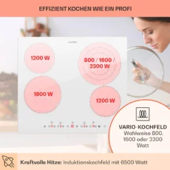 Virtuosa 4 Einbaukochfeld 4 Zonen 6500W Glaskeramik 11 Virtuosa 4 Einbaukochfeld 4 Zonen 6500W Glaskeramik -Haushaltsgerätegeschäft 10035552 de 0003 usp