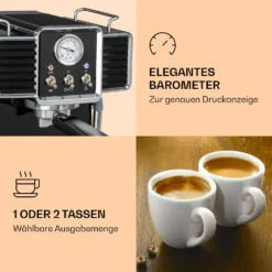 Gusto Classico Espressomaker 1350 Watt 20 Bar Druck 1,5 Liter 11 Gusto Classico Espressomaker 1350 Watt 20 Bar Druck 1,5 Liter -Haushaltsgerätegeschäft 10035564 de 0004 logo
