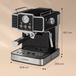 Gusto Classico Espressomaker 1350 Watt 20 Bar Druck 1,5 Liter 15 Gusto Classico Espressomaker 1350 Watt 20 Bar Druck 1,5 Liter -Haushaltsgerätegeschäft 10035564 yy 0008 logo