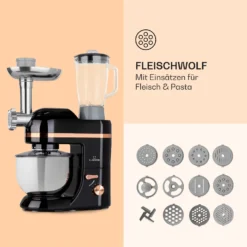 Lucia Elegance Küchenmaschine Mixer Fleischwolf 2000W BPA-frei 12 Lucia Elegance Küchenmaschine Mixer Fleischwolf 2000W BPA-frei -Haushaltsgerätegeschäft 10035639 de 0005 logo