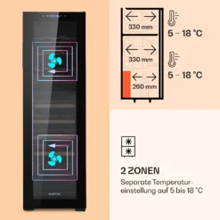 Bovella 27 Duo+ Zweizonen-Weinkühlschrank 74l 27 Fl. Glastür 11 Bovella 27 Duo+ Zweizonen-Weinkühlschrank 74l 27 Fl. Glastür -Haushaltsgerätegeschäft 10035697 de 0004 logo