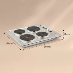 Appetito 4 Elektrokochfeld 4 Platten 6 Stufen 5500 Watt Edelstahl 13 Appetito 4 Elektrokochfeld 4 Platten 6 Stufen 5500 Watt Edelstahl -Haushaltsgerätegeschäft 10035702 yy 0007 logo