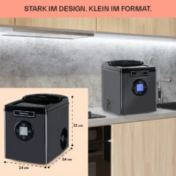 Icemeister 2G Eiswürfelmaschine 12kg/24h LC-Display Edelstahl 12 Icemeister 2G Eiswürfelmaschine 12kg/24h LC-Display Edelstahl -Haushaltsgerätegeschäft 10035712 de 0006 usp