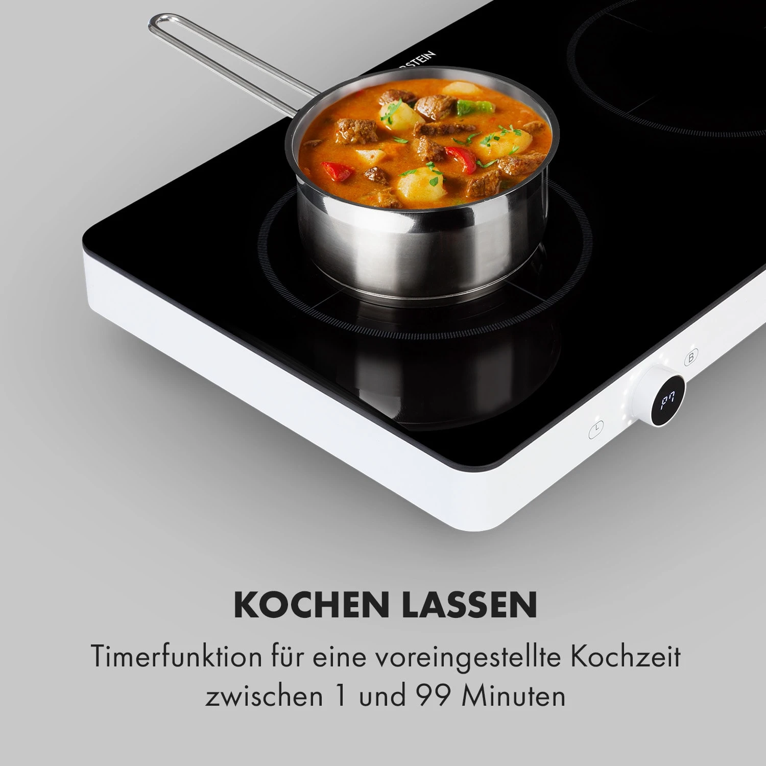 FutureChef Doppel-Induktionskochplatte 3000Watt 2 Kochfelder 5 FutureChef Doppel-Induktionskochplatte 3000Watt 2 Kochfelder – Bild 5