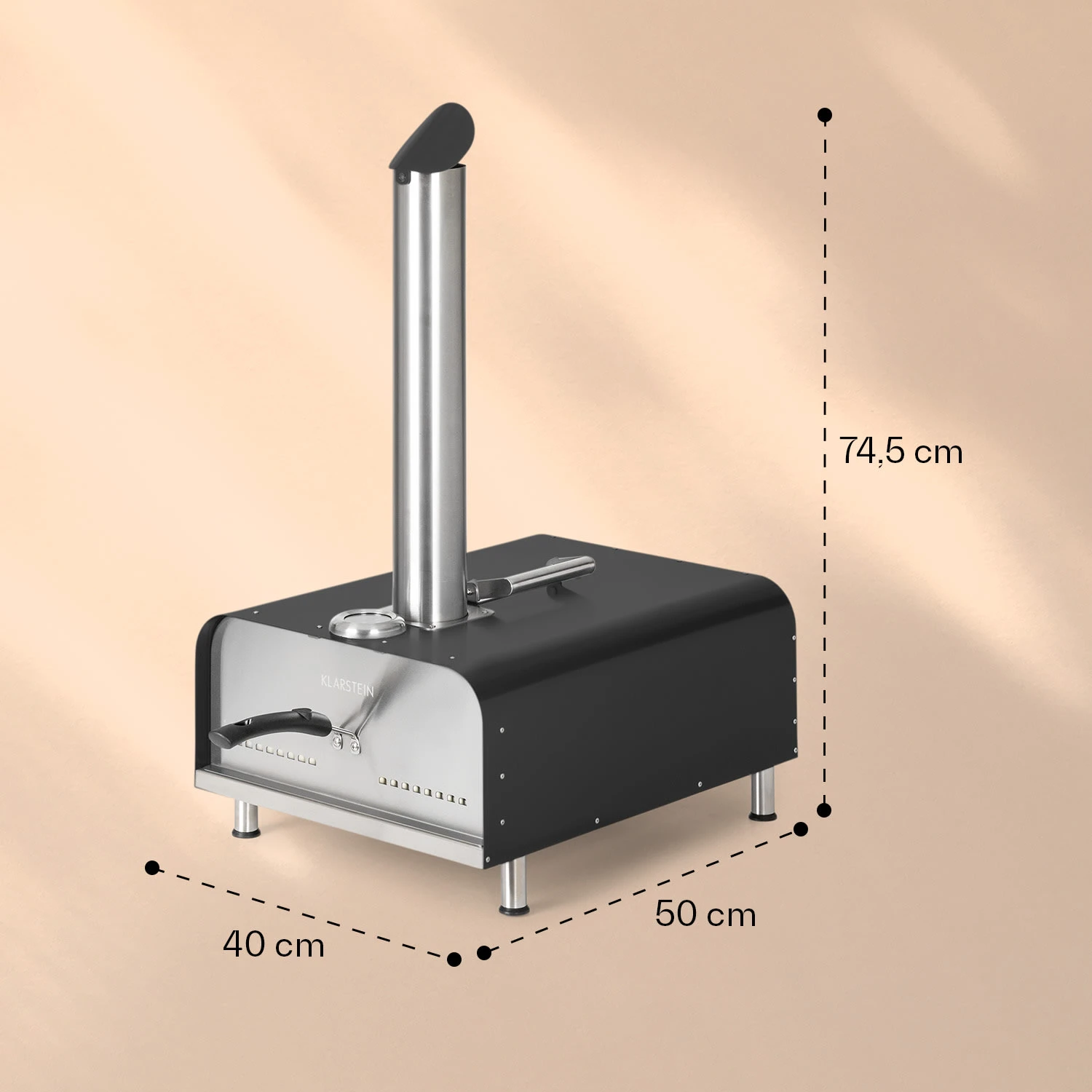 Diavolo Pizza-Pelletofen Inkl. Pizzastein Thermometer Edelstahl 8 Diavolo Pizza-Pelletofen Inkl. Pizzastein Thermometer Edelstahl – Bild 8