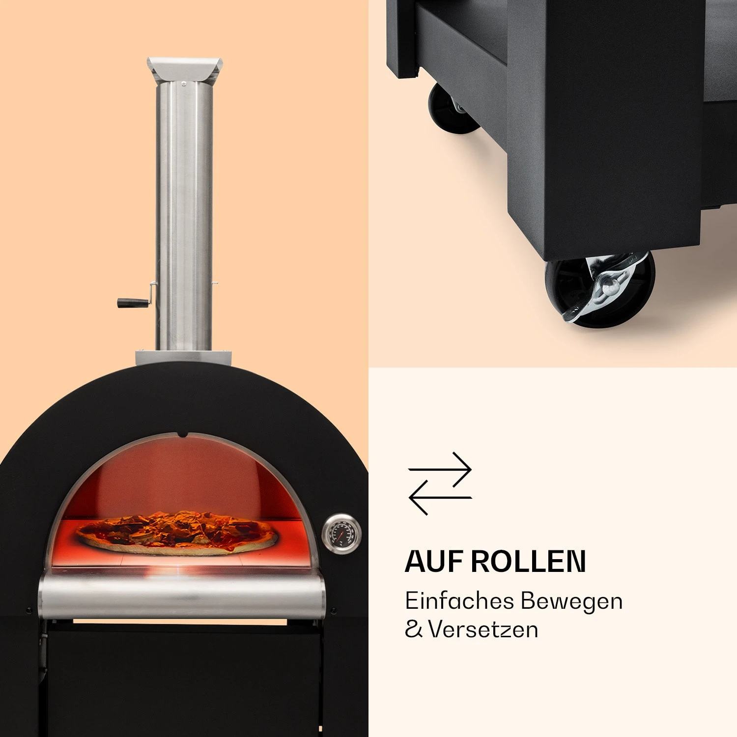 Diavolo Napoletana Pizzaofen Holzofen Rostfreier Edelstahl 7 Diavolo Napoletana Pizzaofen Holzofen Rostfreier Edelstahl – Bild 7
