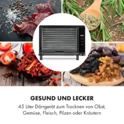 Mega Jerky Dörrautomat 650W 50-80°C LC-Touch-Display Timer 11 Mega Jerky Dörrautomat 650W 50-80°C LC-Touch-Display Timer -Haushaltsgerätegeschäft 10035853 de 0004 logo