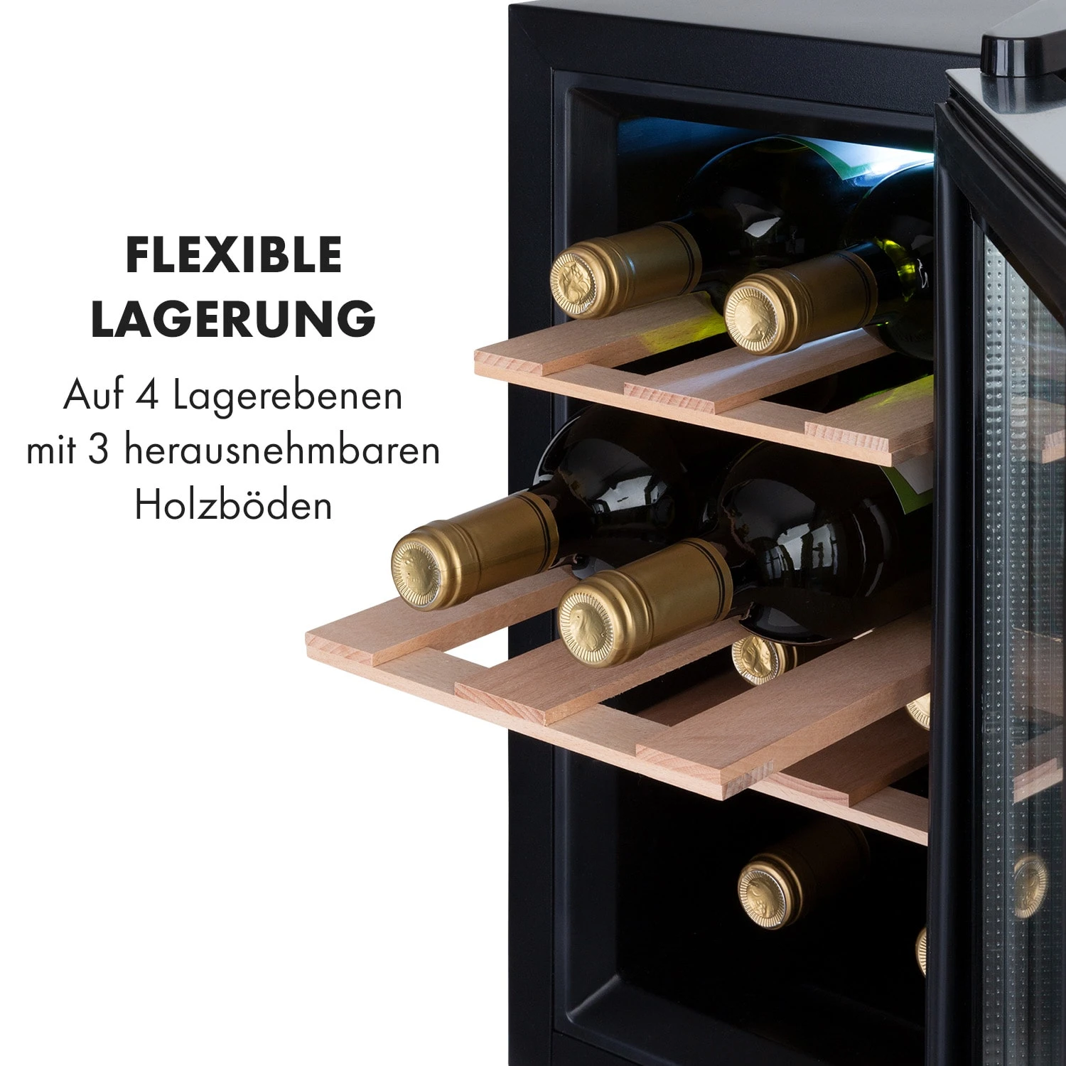 Reserva 8 Uno Weinkühlschrank 23 Ltr 8 Fl 11-18 °C 26 DB Edelstahl 7 Reserva 8 Uno Weinkühlschrank 23 Ltr 8 Fl 11-18 °C 26 DB Edelstahl – Bild 7