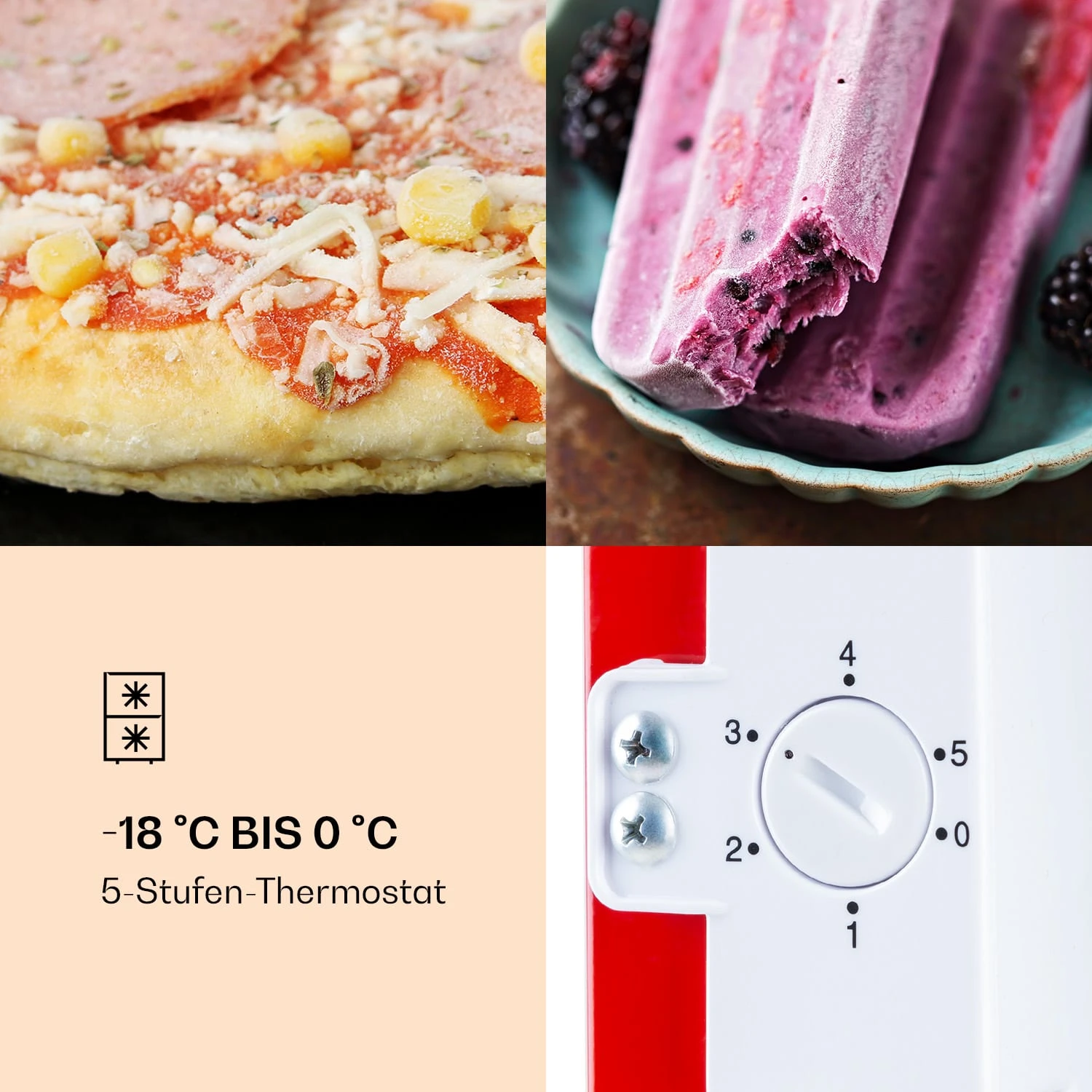 Laika 60L Gefrierschrank 60 Liter 3 Schubladen Temperatur: -18 Bis 0 °C 5 Laika 60L Gefrierschrank 60 Liter 3 Schubladen Temperatur: -18 Bis 0 °C – Bild 5