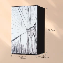 CoolArt 79L Kühl-Gefrier-Kombination EEK F Gefrierfach 9l Designtür 12 CoolArt 79L Kühl-Gefrier-Kombination EEK F Gefrierfach 9l Designtür -Haushaltsgerätegeschäft 10036184 yy 0006 logo