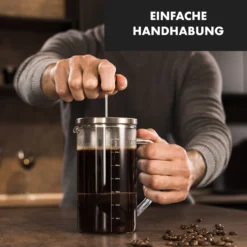 Glaswerk Ristretto French Press 0,35 Liter Borosilikatglas Edelstahl Walnussholz -Haushaltsgerätegeschäft 10036360 de 0003 logo