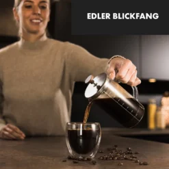 Glaswerk Ristretto French Press 0,35 Liter Borosilikatglas Edelstahl Walnussholz -Haushaltsgerätegeschäft 10036360 de 0004 logo