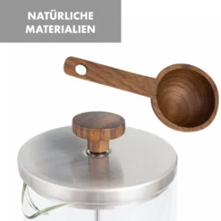 Glaswerk Ristretto French Press 0,35 Liter Borosilikatglas Edelstahl Walnussholz -Haushaltsgerätegeschäft 10036360 de 0007 logo