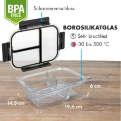 Hopewell Frischhaltedosen 3er Set 1040ml Borosilikatglas Deckel Tasche 13 Hopewell Frischhaltedosen 3er Set 1040ml Borosilikatglas Deckel Tasche -Haushaltsgerätegeschäft 10036364 de 0007 logo