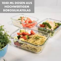 Jardine Frischhaltedosen 3er Set 1040 Ml Borosilikatglas Deckel -Haushaltsgerätegeschäft 10036371 de 0003 logo