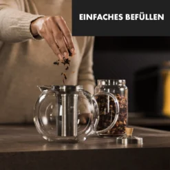Sencha Teekanne 1,8 L Edelstahl-Siebeinsatz Borosilikatglas Deckel -Haushaltsgerätegeschäft 10036375 de 0003 logo