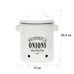 Iowa Zwiebeltopf Emaille-Stahlblech Ca. 17 X 22,5 X 14 Rostfrei -Haushaltsgerätegeschäft 10037448 yy 0006 logo