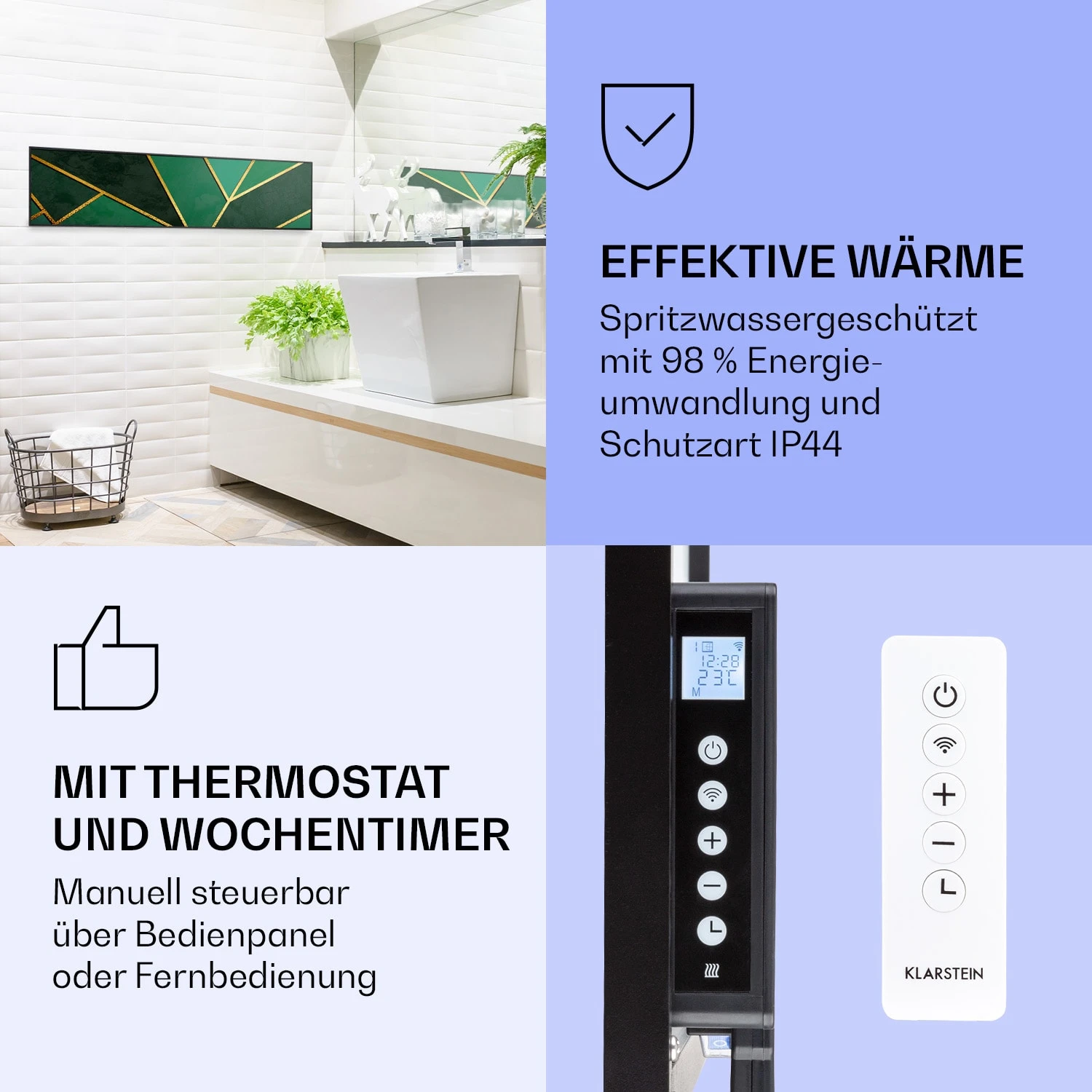 Wonderwall Air Art Smart Infrarotheizung Grüne Linie 120x30cm 350W 4 Wonderwall Air Art Smart Infrarotheizung Grüne Linie 120x30cm 350W – Bild 4