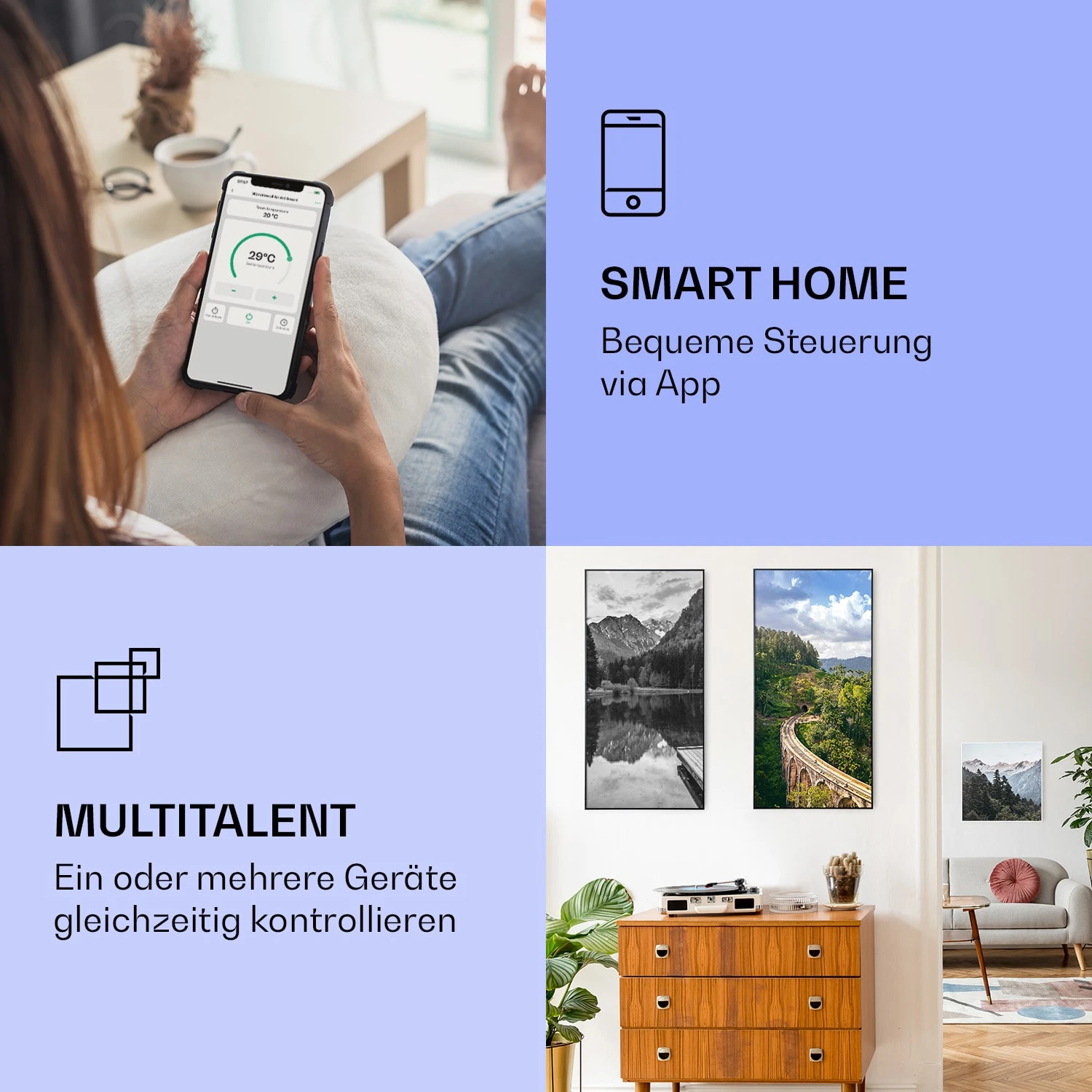 Wonderwall Air Art Smart Infrarotheizung Zug 60x120cm 700W 2 Wonderwall Air Art Smart Infrarotheizung Zug 60x120cm 700W – Bild 2