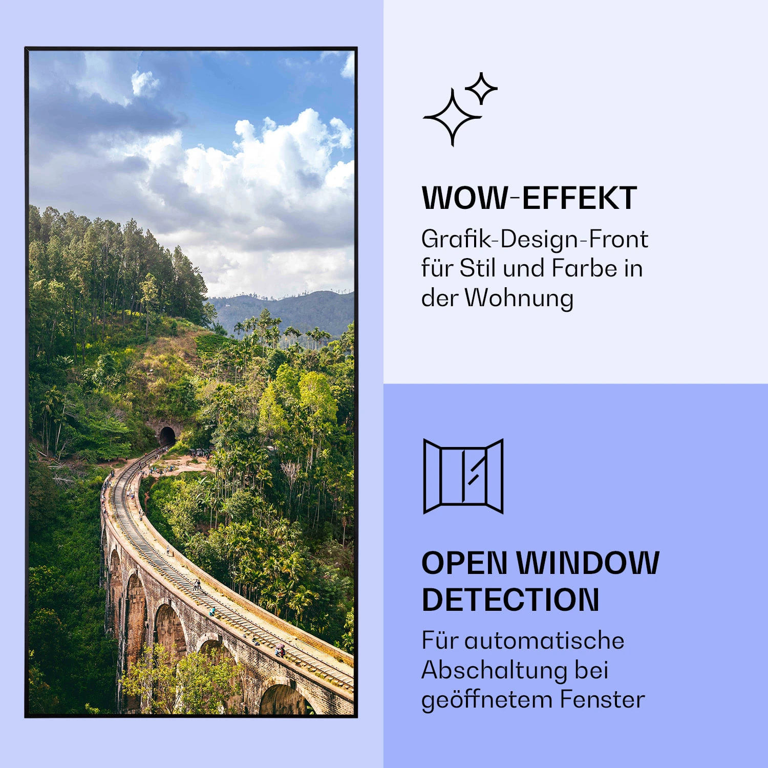 Wonderwall Air Art Smart Infrarotheizung Zug 60x120cm 700W 6 Wonderwall Air Art Smart Infrarotheizung Zug 60x120cm 700W – Bild 6