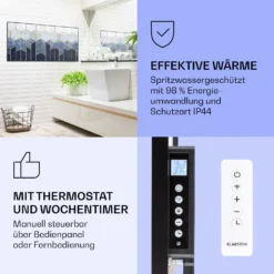 Wonderwall Air Art Smart Infrarotheizung Blaue Linie 120x60cm 700W 11 Wonderwall Air Art Smart Infrarotheizung Blaue Linie 120x60cm 700W -Haushaltsgerätegeschäft 10037909 de 0004 logo