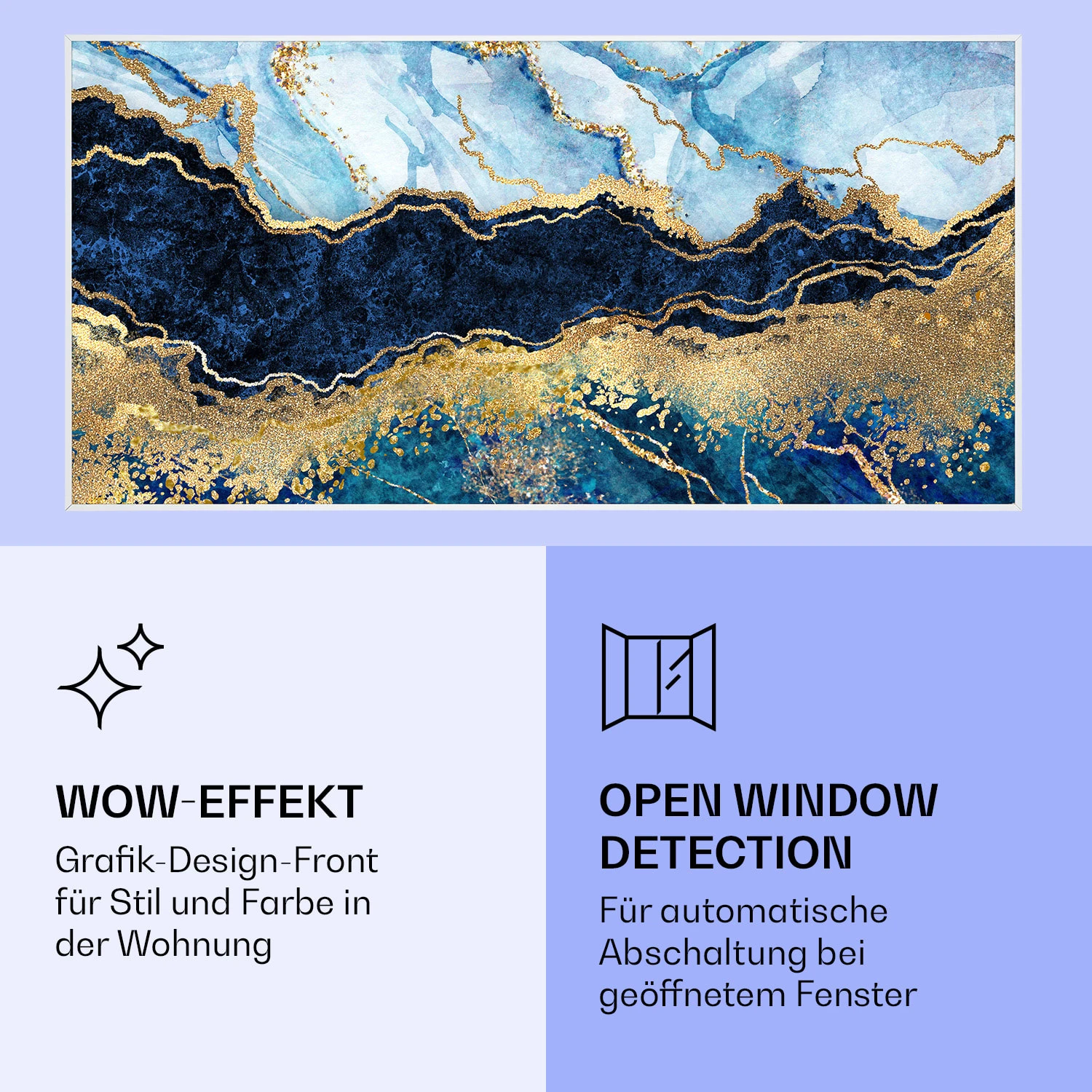 Wonderwall Air Art Smart Infrarotheizung Blauer Marmor 120x60cm 700W 6 Wonderwall Air Art Smart Infrarotheizung Blauer Marmor 120x60cm 700W – Bild 6
