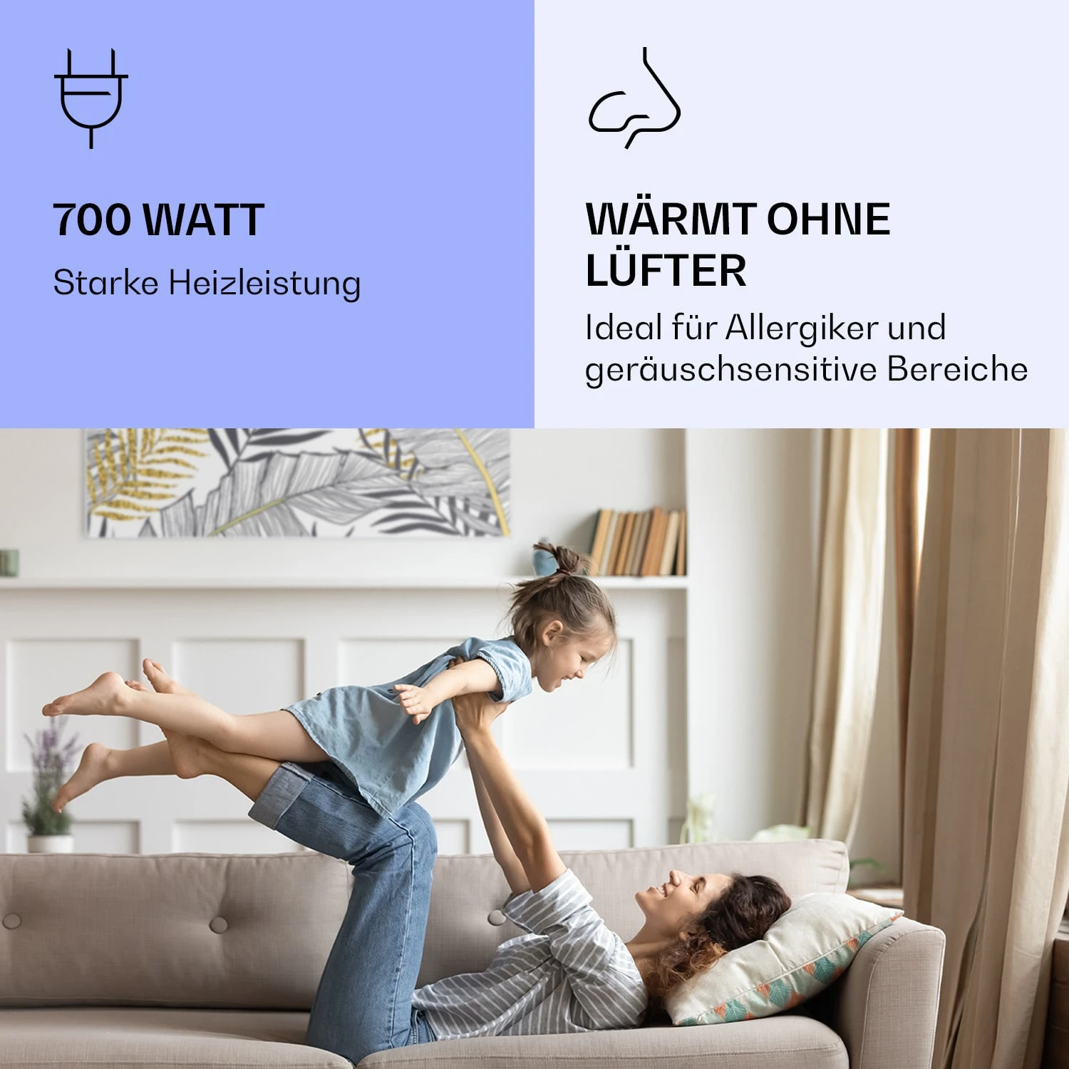 Wonderwall Air Art Smart Infrarotheizung Blatt 120x60cm 700W 5 Wonderwall Air Art Smart Infrarotheizung Blatt 120x60cm 700W – Bild 5