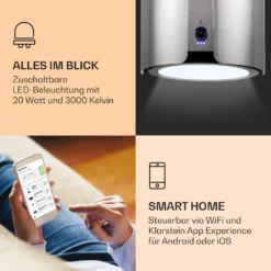 Skyfall Smart Inselabzugshaube Ø45cm Umluft 402m³/h LED 10 Skyfall Smart Inselabzugshaube Ø45cm Umluft 402m³/h LED -Haushaltsgerätegeschäft 10037973 de 0003 logo