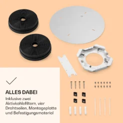 Skyfall Smart Inselabzugshaube Ø45cm Umluft 402m³/h LED 13 Skyfall Smart Inselabzugshaube Ø45cm Umluft 402m³/h LED -Haushaltsgerätegeschäft 10037973 de 0006 logo