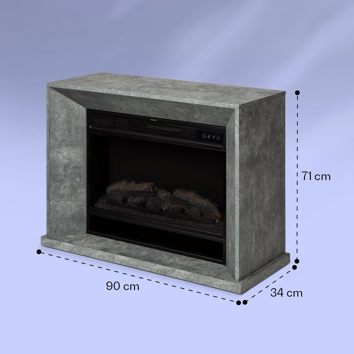 Crater Lake Elektrokamin 1900 W LED-Technik Fernbedienung 7 Crater Lake Elektrokamin 1900 W LED-Technik Fernbedienung – Bild 7