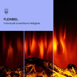 Klarstein Lamington Elektrokamin 2000 W LED-Flammen Heizlüfter Timer Ambientelicht 9 Klarstein Lamington Elektrokamin 2000 W LED-Flammen Heizlüfter Timer Ambientelicht -Haushaltsgerätegeschäft 10038005 de 0004 logo