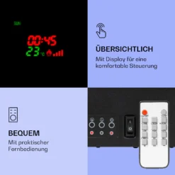 Klarstein Lamington Elektrokamin 2000 W LED-Flammen Heizlüfter Timer Ambientelicht 10 Klarstein Lamington Elektrokamin 2000 W LED-Flammen Heizlüfter Timer Ambientelicht -Haushaltsgerätegeschäft 10038005 de 0005 logo