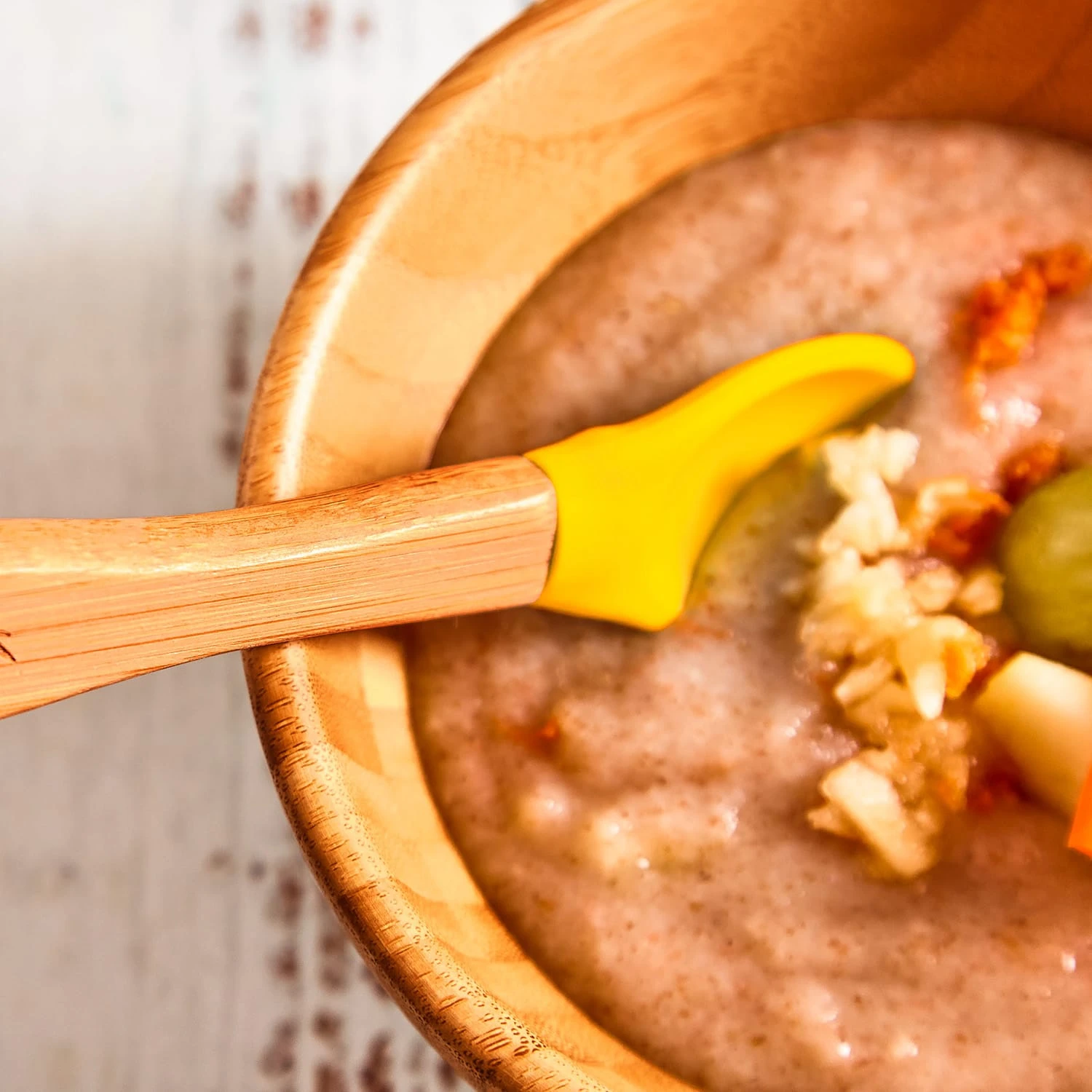 Kindergeschirr Mit Bambusschale Und Löffel 400 Ml Inkl. Saugnapf Ø: 13,7 Cm 3 Kindergeschirr Mit Bambusschale Und Löffel 400 Ml Inkl. Saugnapf Ø: 13,7 Cm – Bild 3