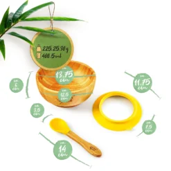 Kindergeschirr Mit Bambusschale Und Löffel 400 Ml Inkl. Saugnapf Ø: 13,7 Cm 11 Kindergeschirr Mit Bambusschale Und Löffel 400 Ml Inkl. Saugnapf Ø: 13,7 Cm -Haushaltsgerätegeschäft 10038077 yy 0006 logo