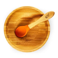 Kindergeschirr Mit Bambusschale Und Löffel 400 Ml Inkl. Saugnapf Ø: 13,7 Cm -Haushaltsgerätegeschäft 10038108 yy 0004 logo