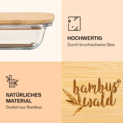 Aufschnittbox Mit Deckel 1,6 Liter 2er Set Glas Bambus Hitzebeständig 8 Aufschnittbox Mit Deckel 1,6 Liter 2er Set Glas Bambus Hitzebeständig -Haushaltsgerätegeschäft 10038231 de 0003 logo