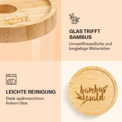 Stapelglas Mit Bambusdeckel 800 Ml Stapelbar Luftdicht 9 Stapelglas Mit Bambusdeckel 800 Ml Stapelbar Luftdicht -Haushaltsgerätegeschäft 10038245 de 0004 logo