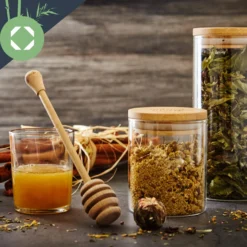 Rundes Glas Mit Bambusdeckel 4er-Set Inhalt: 600 Ml, 1000 Ml, 1500 Ml, 1800 Ml 11 Rundes Glas Mit Bambusdeckel 4er-Set Inhalt: 600 Ml, 1000 Ml, 1500 Ml, 1800 Ml -Haushaltsgerätegeschäft 10038254 yy 0004 logo