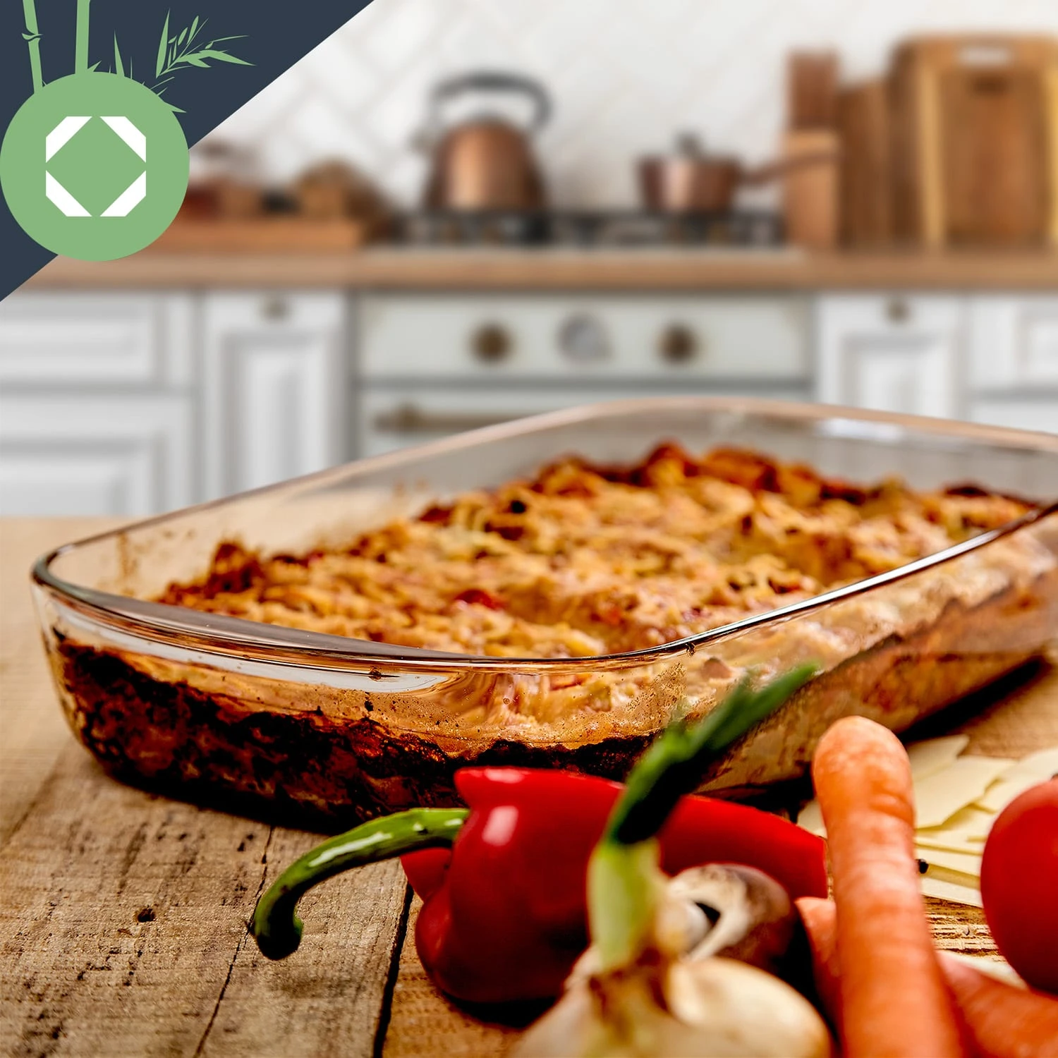 Ofenform 3er-Set Inhalt 3600 Ml 2600 Ml 1600 Ml Glas Backofenfest 6 Ofenform 3er-Set Inhalt 3600 Ml 2600 Ml 1600 Ml Glas Backofenfest – Bild 6