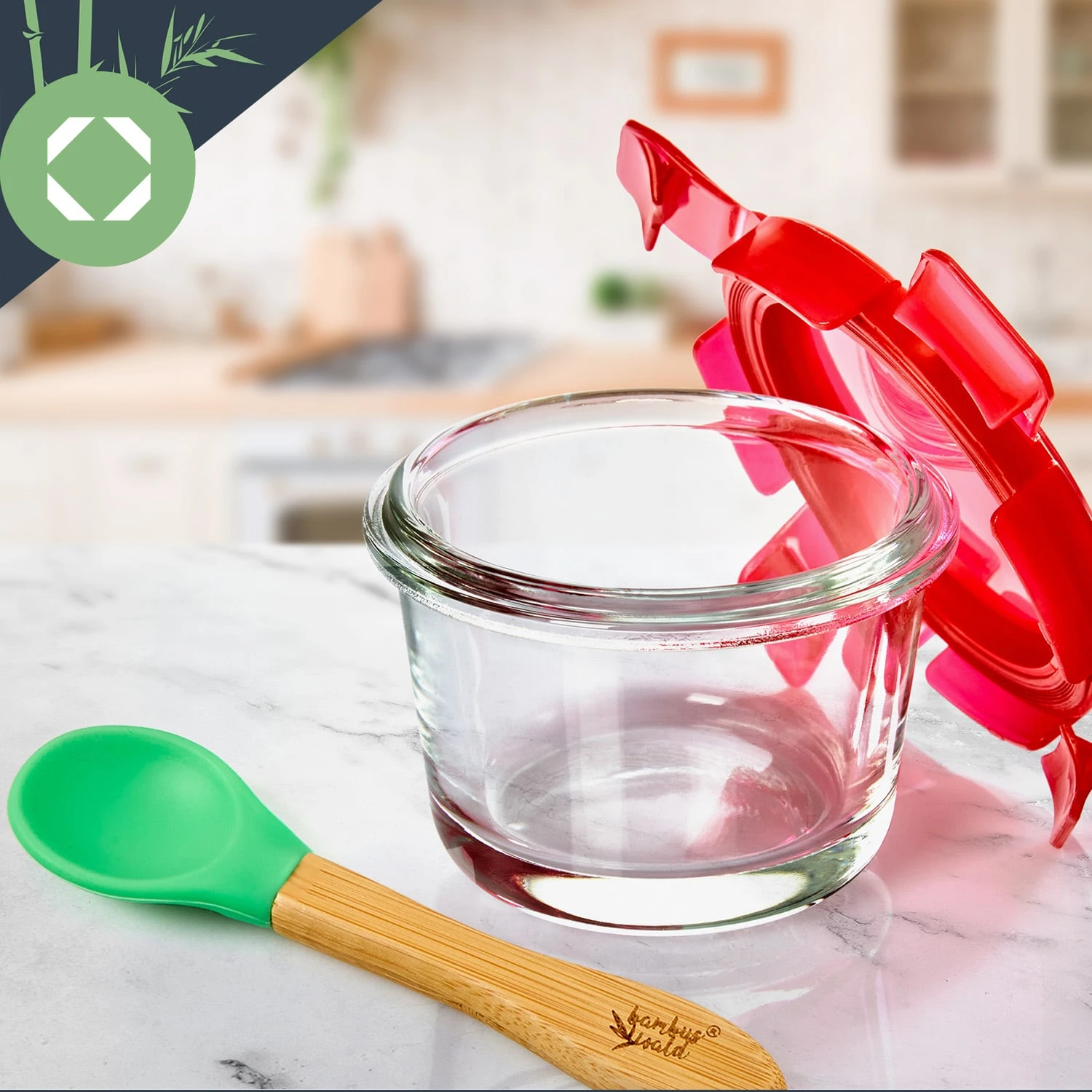 Babygläser 6er-Set Bunte Deckel Luftdichter Verschluss Geschmacksecht 5 Babygläser 6er-Set Bunte Deckel Luftdichter Verschluss Geschmacksecht – Bild 5