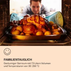 Illuminosa Smart Einbaubackofen 2800W 11 Funktionen App-Steuerung -Haushaltsgerätegeschäft 10038335 de 0005 logo