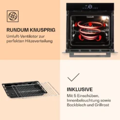 Illuminosa Smart Einbaubackofen 2800W 11 Funktionen App-Steuerung -Haushaltsgerätegeschäft 10038335 de 0006 logo