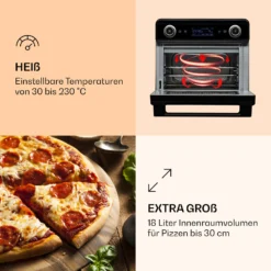 AeroVital Jumbo 3-in-1 Heißluftfritteuse Toaster Dörrautomat 1550 W 18 Liter 11 AeroVital Jumbo 3-in-1 Heißluftfritteuse Toaster Dörrautomat 1550 W 18 Liter -Haushaltsgerätegeschäft 10038339 de 0004 logo